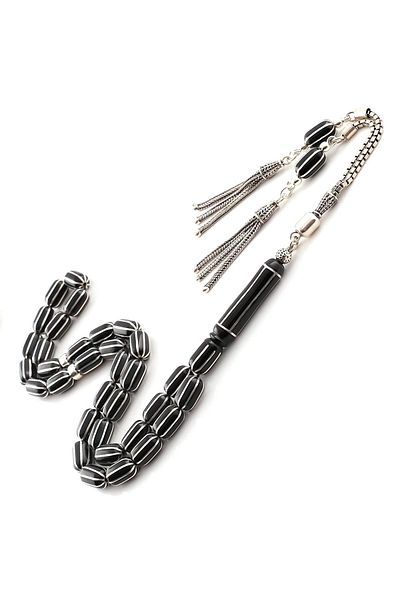 TESBİHCİBABA Capsule Cut Style Design Erzurum Oltu Stone Rosary