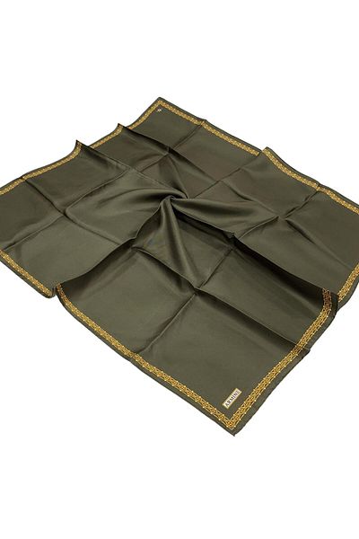 Armine Silk Scarf 2025 Winter - 9260-84 Green Yellow Twill