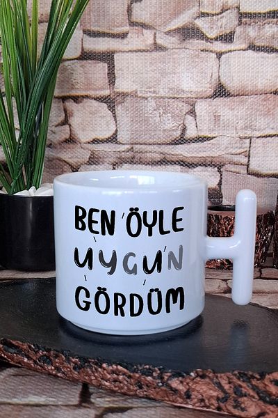 qoeuyl boutique I Looked so Suitable Text Printed Fun Gift t Cup/Mug Cup with Handle