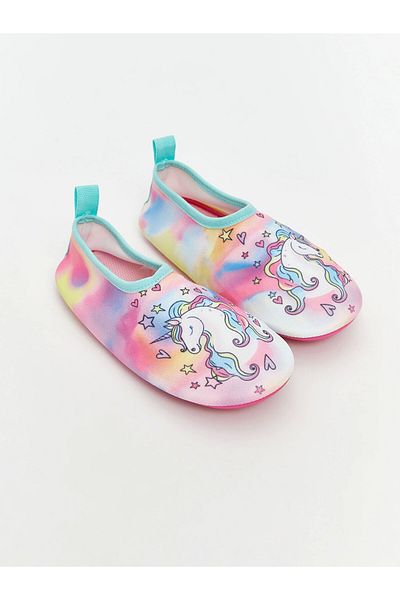 LC Waikiki Lcw Steps Mixed Printed Baby Girl Sea Shoes