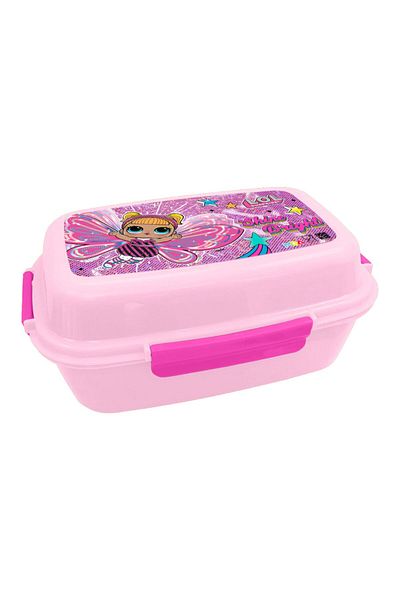 TSUMAB LOL Surprise "Shine Bright" Kids Lunch Box – Pink Butterfly Edition