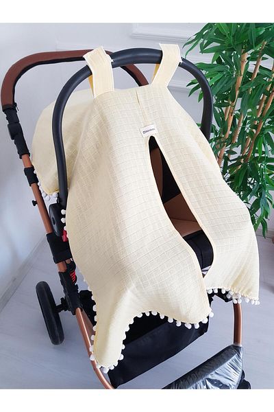 ilkimbebe Pompom Baby Stroller Cover