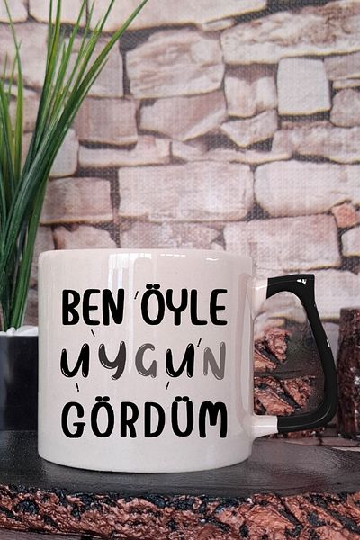 qoeuyl boutique I Looked so Suitable Text Printed Fun Gift Colorful Handled Cup-Mug Cup