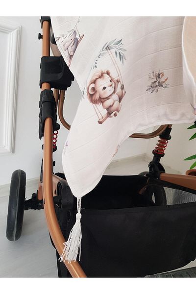 ilkimbebe Swing Animals Double Sided Baby Stroller Cover