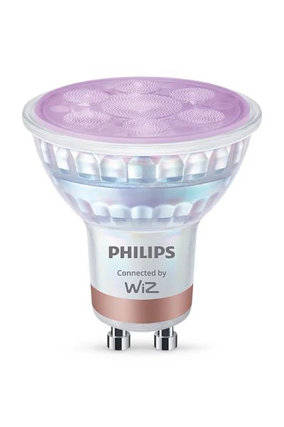 Osram Spot inteligent WiFi WiZ Philips PAR16 GU10 4.7W 36° 345Lm RGB, pachet de 3 | WiZ