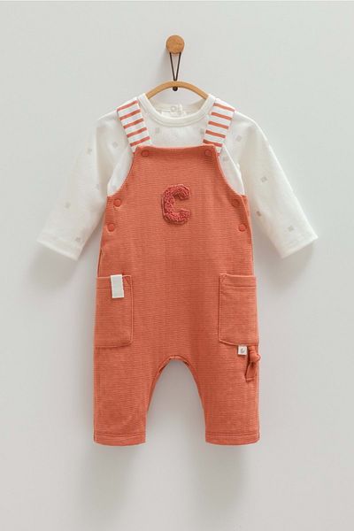 Caramell Sport Line Overalls Set Terracotta