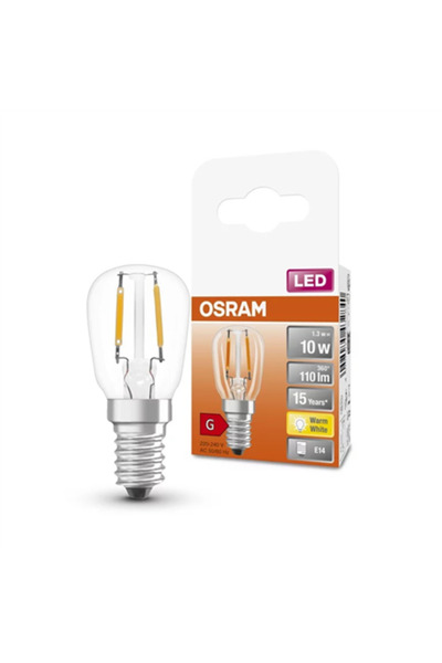 Osram Bec LED Parathom T26 FIL E14, 2.2W, Alb cald, Nedimabil, Echivalent 10W