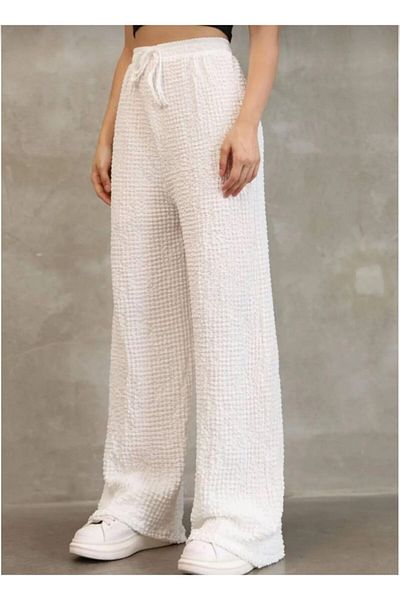 Mels Bubble Fabric Summer Trousers