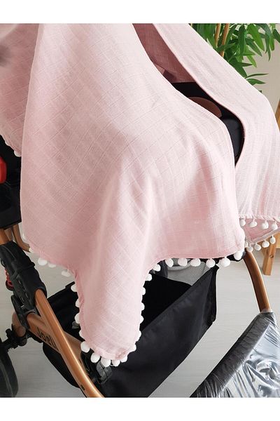 ilkimbebe Pompom Baby Stroller Cover