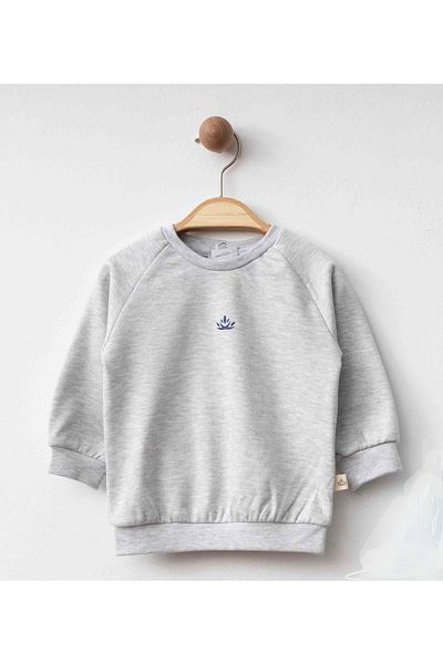 ESLENZA Pre-Printed Sweat Gray
