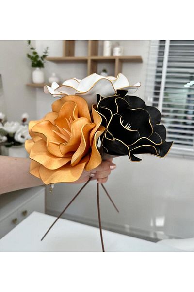 Pembeli Kızın Butiği 3 ΤΕΜΑΧΙΑ LATEX EVA ΛΟΥΛΟΥΔΙ ΜΑΥΡΟ-ΛΕΥΚΟ-ΧΡΥΣΟ