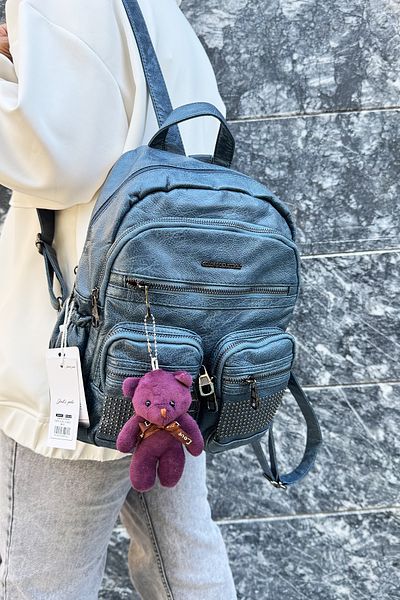 Just Polo New Season Long Strap Multi-Compartment Women's Handbag and Backpack