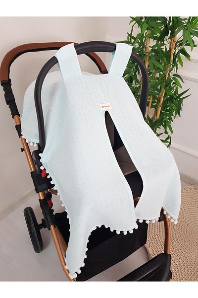 ilkimbebe Pompom Baby Stroller Cover