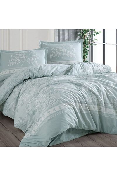 NufJoy 100% COTTON RANFORCE Bed Linen, 4 Pieces, King Size, Bed Sheet 240x260 cm, Premium Quality