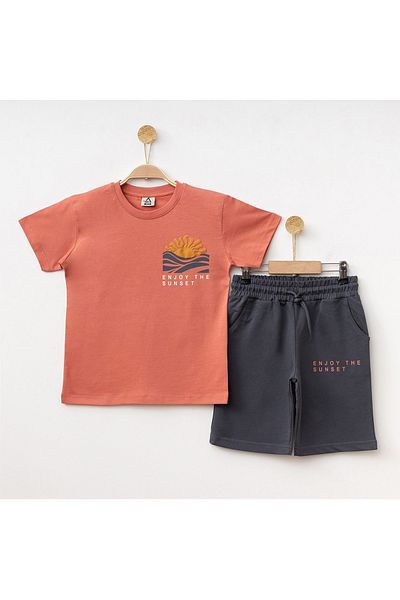 Biberon Çocuk Giyim Marcoera Sunset Shorts T-Shirt Suit 8/16