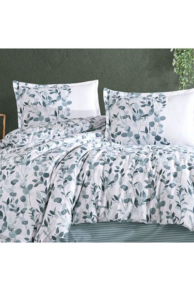 NufJoy 100% COTTON RANFORCE Bed Linen, 4 Pieces, King Size, Bed Sheet 240x260 cm, Premium Quality