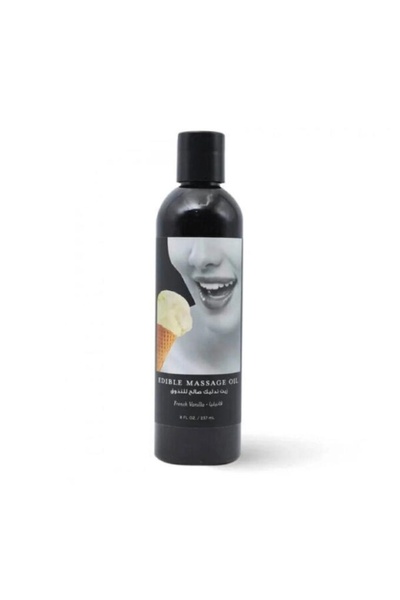 Earthly Body زيت تدليك مساج صالح للتذوق بودي ايديبل بطعم الفانيليا من ايرثلي 237 مل