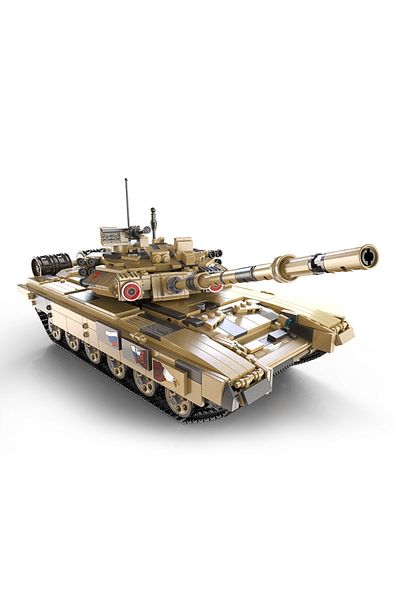DOUBLE EAGLE T90 tank made of CADA building blocks 1722 pcs
