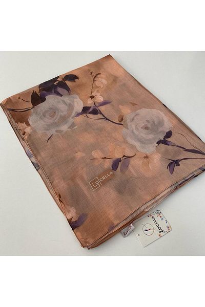 locella Βαμβακερό σάλι Voile LWD0306