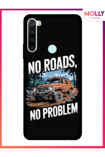 Molly حافظة سيليكون بنمط Mud Love باللون الأسود لهاتف Xiaomi Redmi Note 8