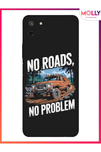 Molly Black Mud Affection Pattern Silicone Case for Realme C11