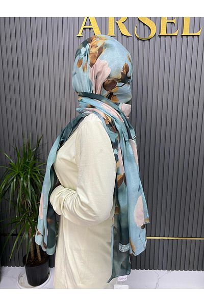 locella Βαμβακερό σάλι Voile LWD0307