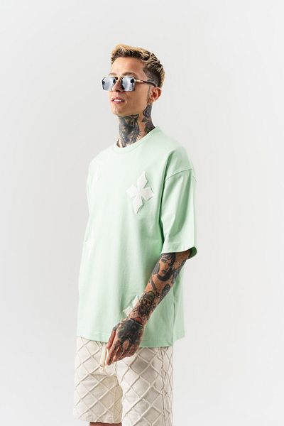 go gang own Μπλουζάκι με λεπτομέρεια κεντήματος Starpiece Oversize