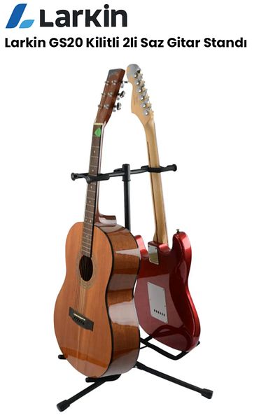 Larkin Gs20 Interlock Multiple 2 (Binary) Ukulele Saz Acoustic Classic Electric Guitar Stand Stand