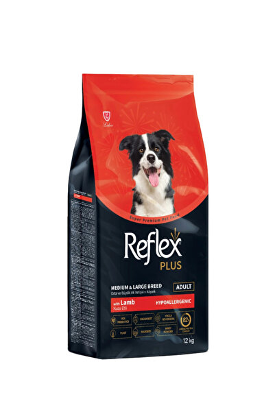 Reflex Plus Orta ve Büyük Irk Kuzu Etli Yetişkin Köpek Maması 12kg