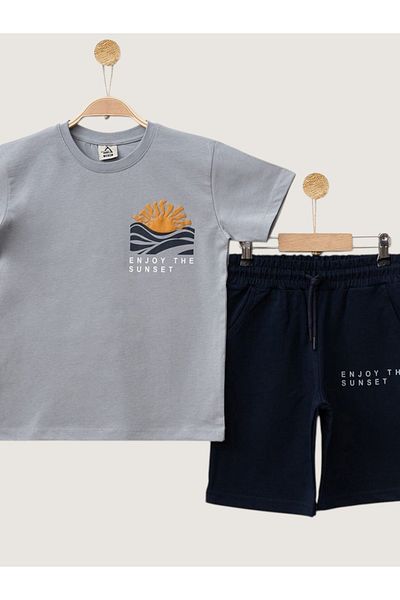 Biberon Çocuk Giyim Marcoera Sunset Shorts T-Shirt Suit 8/16