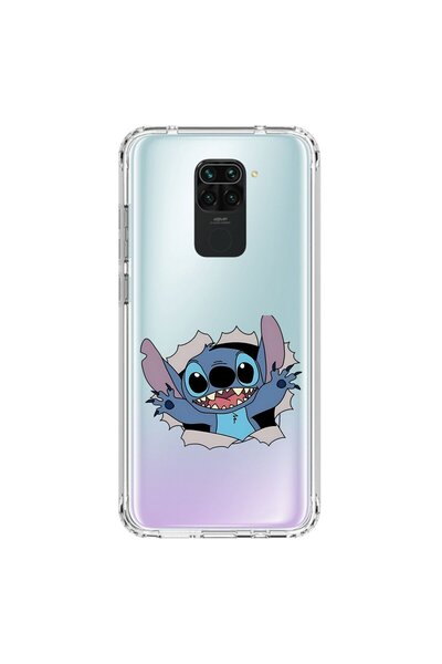 Dali Design Xiaomi Redmi Note 9 Uyumlu Şeffaf Kılıf Couple Stitch 1 Tasarımlı