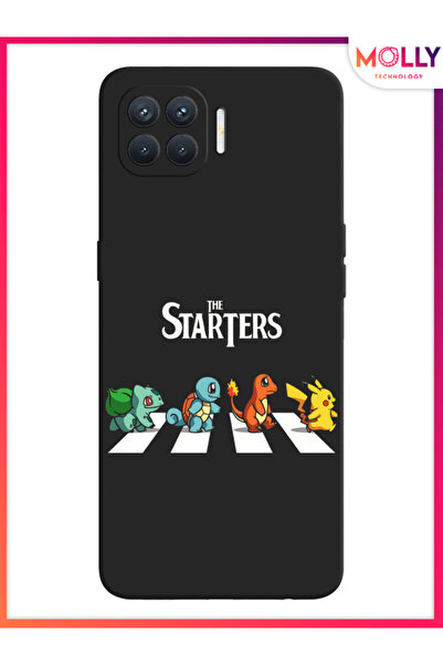 Molly Oppo Reno 4 Lite İçin Siyah Kanto Road Desenli Silikon Kılıf