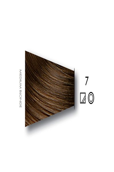 Keune 2 Packs of Keune (Semi) Color No. 7 Medium Blonde Hair Dye with Silk Protein Treated with Solamer Technology
