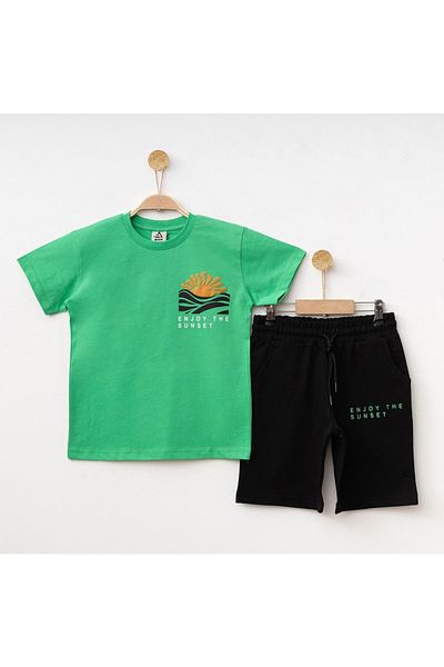 Biberon Çocuk Giyim Marcoera Sunset Shorts T-Shirt Suit 8/16