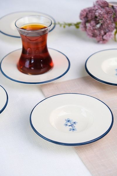 tabakevi Plate House Porcelain Vita Tea Plate Set 12cm 6 Pieces Bns6Ctprs1215