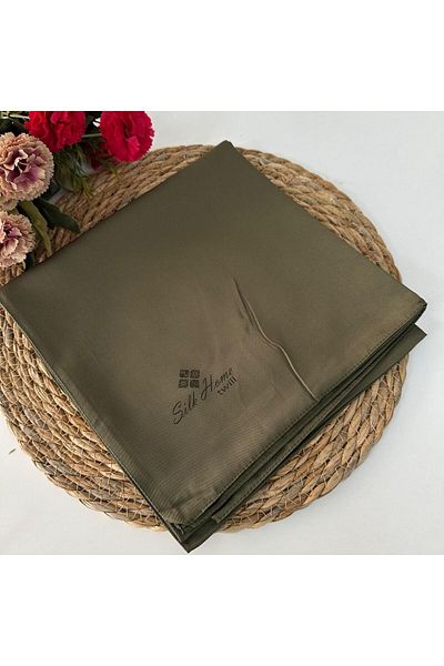 Silk Home Solid Color Twill Scarf Henna Green Lth0211