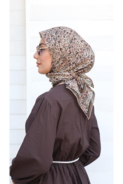 locella Soft Pamuk Eşarp Yağ Yeşili-15