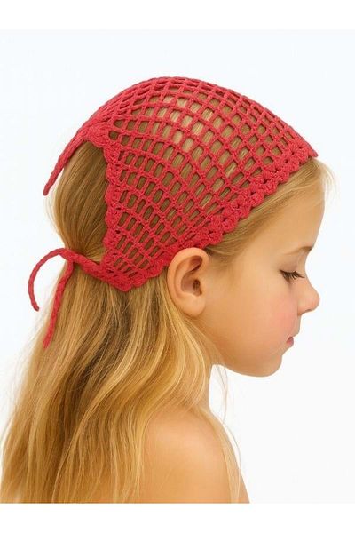 Zekids Hand Knitted Mesh Bandana