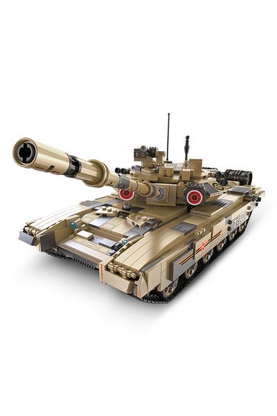 DOUBLE EAGLE T90 tank made of CADA building blocks 1722 pcs