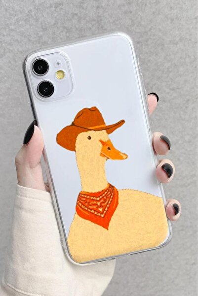 3GEN CASE İphone 11 Uyumlu Desenli Lüx Şeffaf Silikon Kılıf
