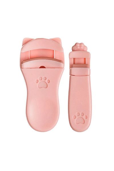 Choice Pink Wholesale 2 PCs Cat Claw Eyelash Curler Set plus Wide Angle Long Lasting Women Makeup Accessori