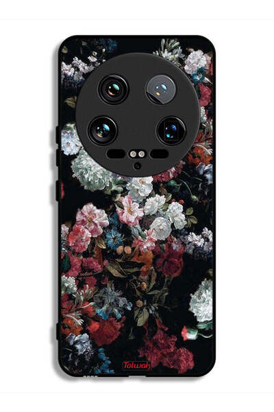 Tolwak غطاء حماية فائق لهاتف شاومي 14 بنقشة ورود عتيقة