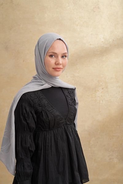 ARMANDA Silver Felore Pattern Shawl 3356