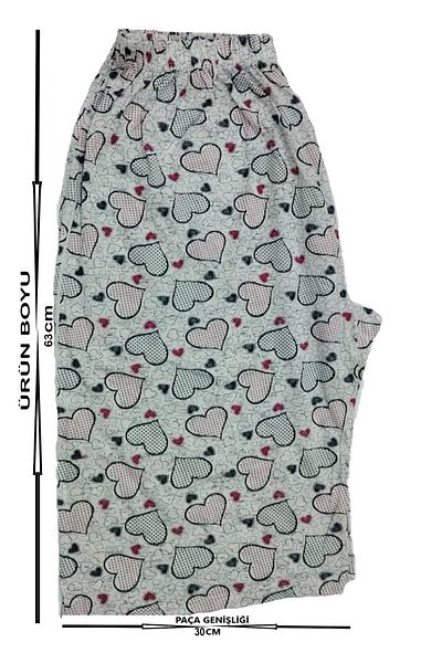 A&K ZÜMRA Mother Model Combed Cotton Below Knee Capri Large Size Netted