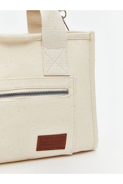 LC Waikiki Beige Women's Shoulder Bag with Removable Strap