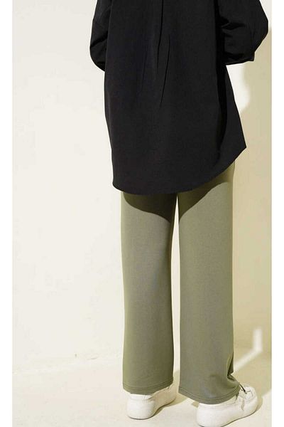 Smymoda Women's Two-Thread High Waist Casual Pants