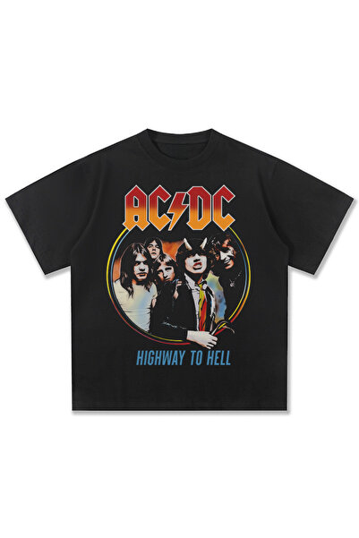 nrage ACDC Bant Baskı Moda