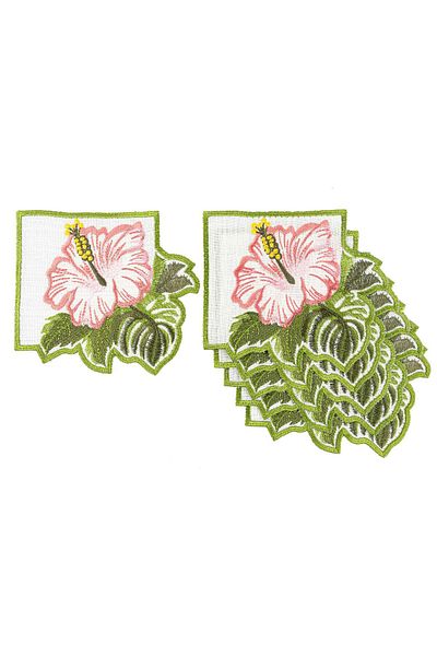 Mikasa Moor Flamingo Coasters 6 Pcs 14cm