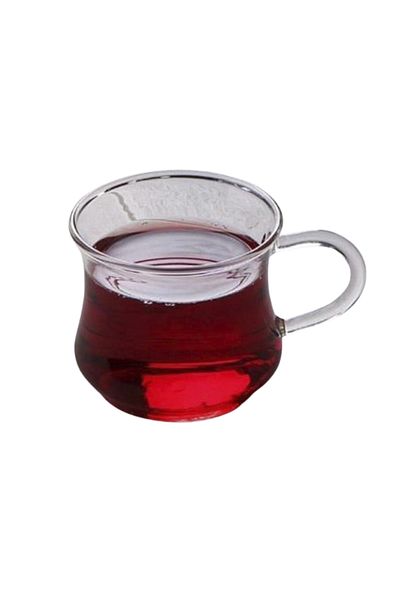 Hanedanev 1Pc Borosilicate Heat Resistant Glass Mug with Handle Tea and Coffee Cup 250ml