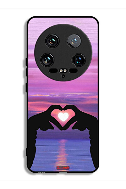 Tolwak Xiaomi 14 Ultra Protective Case Cover Heart Moon